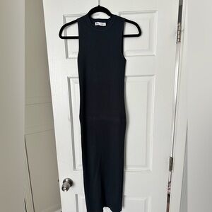 Zara long knitted dress